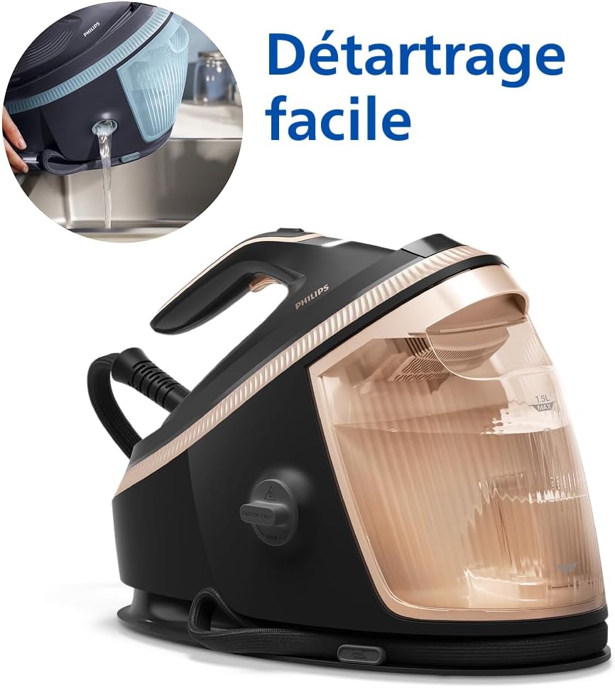 Générateur de vapeur Philips PerfectCare série 8000 - 3120 W, 750 g + Cadeau 🎁