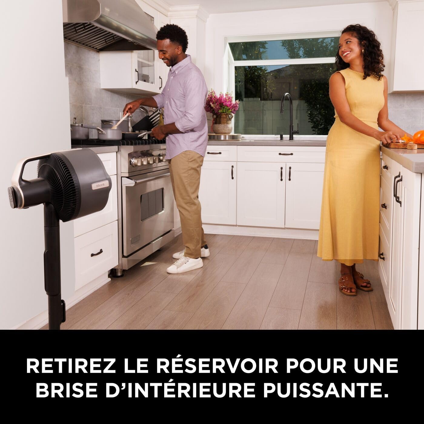 Shark FlexBreeze Pro Mist Ventilateur intérieur/extérieur sans fil + Cadeau 🎁